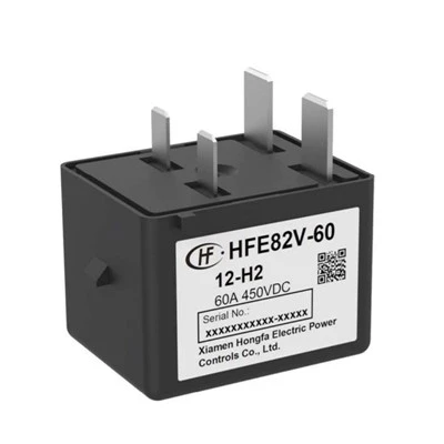 HFE82V-60 HONGFA Contactor DC de înaltă tensiune 450V 750V 60A